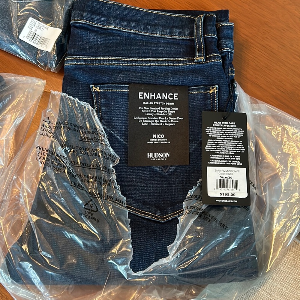 Hudson Nico Straight Leg Requiem Color Size 30